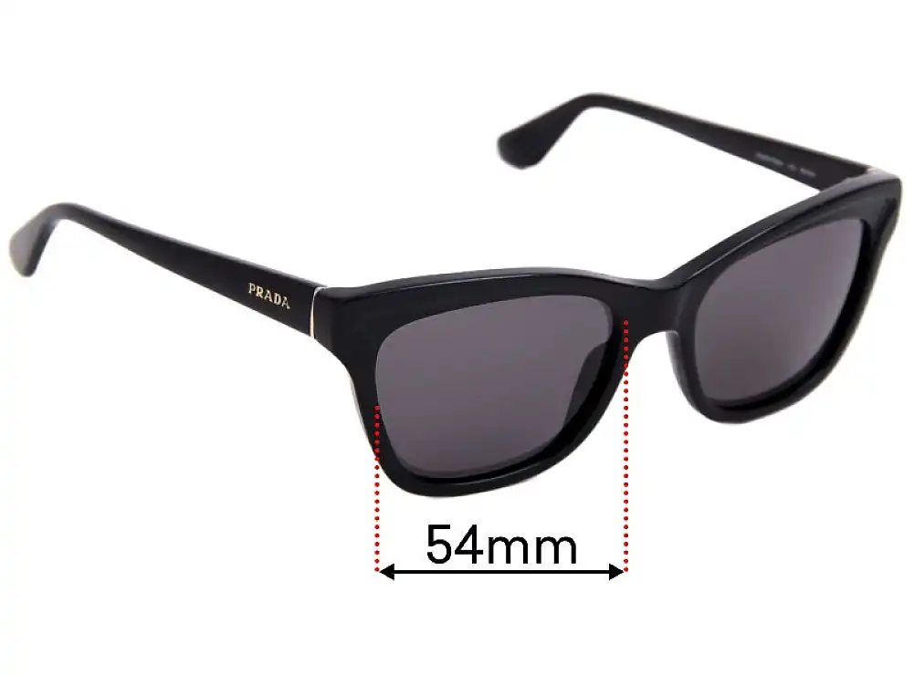 Sunglass Fix Lentes de Repuesto para Prada RAP6478AA - 54mm Wide Sunglass Fix Lentes de Repuesto para Prada RAP6478AA - 54mm Wide