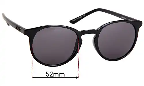 Sunglass Fix Lentes de Repuesto para Quay Day Job - 52mm Wide Sunglass Fix Lentes de Repuesto para Quay Day Job - 52mm Wide