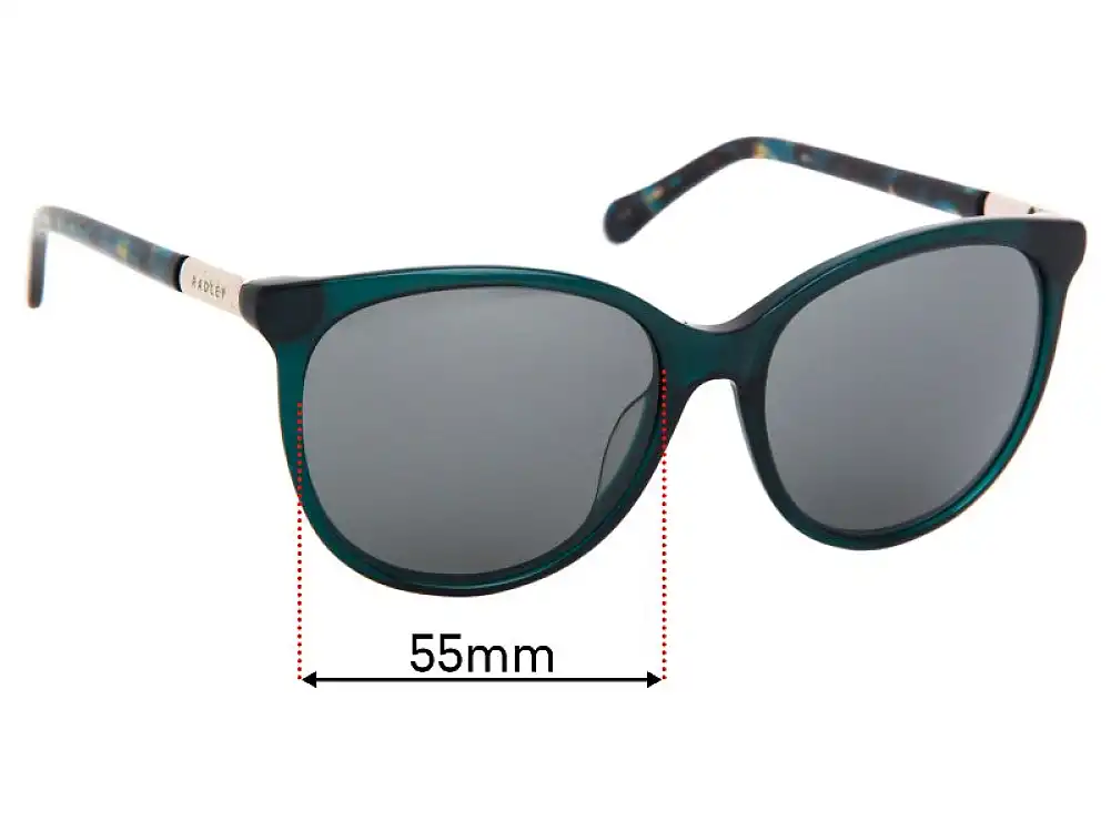 Sunglass Fix Lentes de Repuesto para Radley Nicole - 55mm Wide Sunglass Fix Lentes de Repuesto para Radley Nicole - 55mm Wide