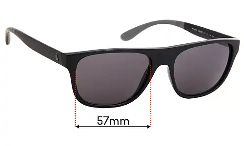 Sunglass Fix Lentes de Repuesto para Polo Polo PH 4131 - 57mm Wide Sunglass Fix Lentes de Repuesto para Polo Polo PH 4131 - 57mm Wide