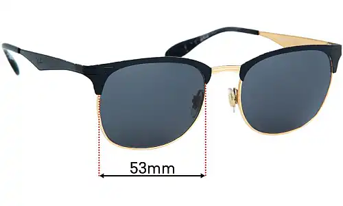 Sunglass Fix Lentes de Repuesto para Ray-Ban RB3538 - 53mm Wide Sunglass Fix Lentes de Repuesto para Ray-Ban RB3538 - 53mm Wide
