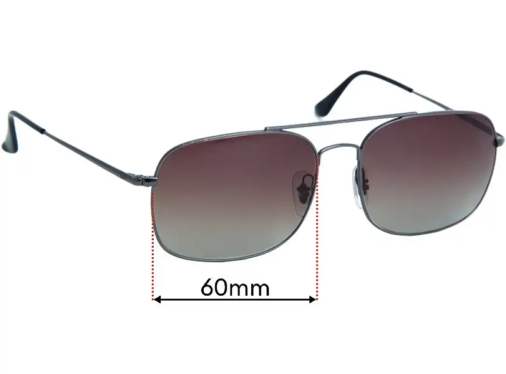 Sunglass Fix Lentes de Repuesto para Ray-Ban RB3611 - 60mm Wide Sunglass Fix Lentes de Repuesto para Ray-Ban RB3611 - 60mm Wide