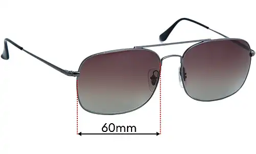Sunglass Fix Lentes de Repuesto para Ray-Ban RB3611 - 60mm Wide Sunglass Fix Lentes de Repuesto para Ray-Ban RB3611 - 60mm Wide