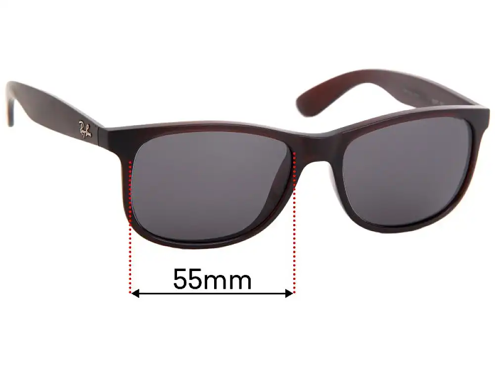 Sunglass Fix Lentes de Repuesto para Ray-Ban RB4202 Andy - 55mm Wide Sunglass Fix Lentes de Repuesto para Ray-Ban RB4202 Andy - 55mm Wide