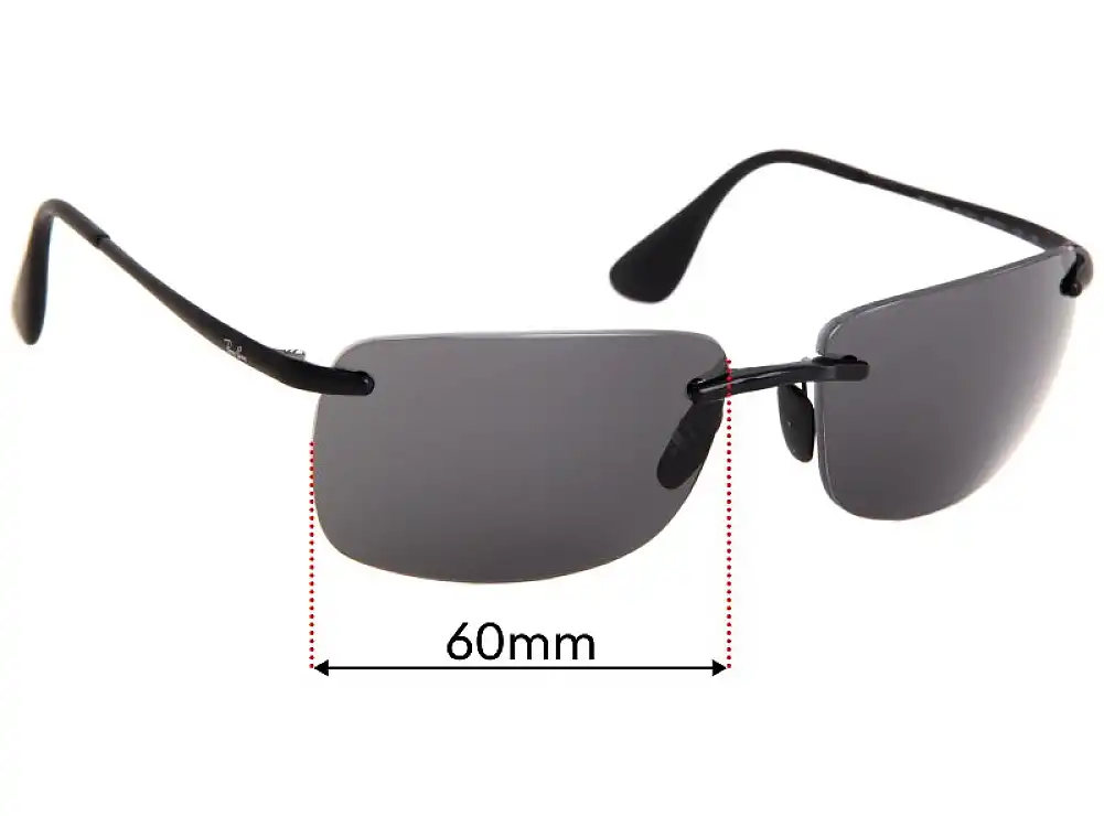 Sunglass Fix Lentes de Repuesto para Ray-Ban RB4255 - 60mm Wide Sunglass Fix Lentes de Repuesto para Ray-Ban RB4255 - 60mm Wide