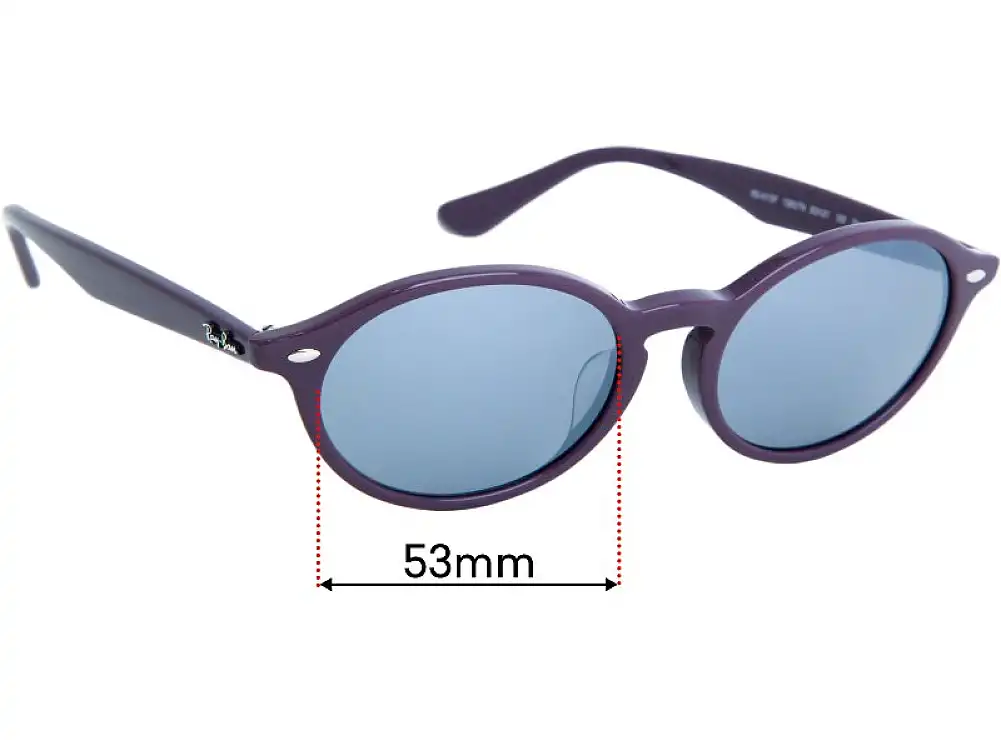Sunglass Fix Lentes de Repuesto para Ray Ban RB4315F - 53mm Wide Sunglass Fix Lentes de Repuesto para Ray Ban RB4315F - 53mm Wide