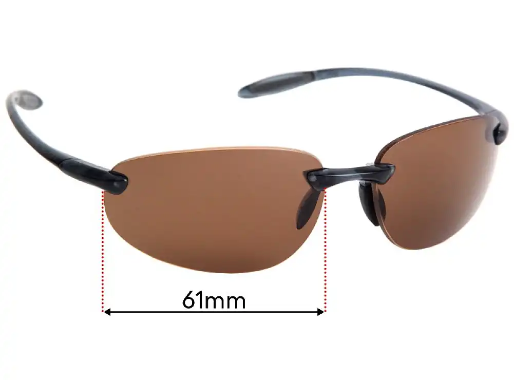 Sunglass Fix Lentes de Repuesto para Serengeti Celcio - 61mm Wide Sunglass Fix Lentes de Repuesto para Serengeti Celcio - 61mm Wide