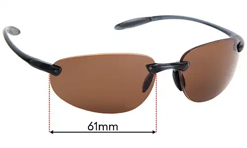 Sunglass Fix Lentes de Repuesto para Serengeti Celcio - 61mm Wide Sunglass Fix Lentes de Repuesto para Serengeti Celcio - 61mm Wide