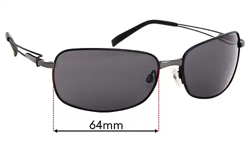 Sunglass Fix Lentes de Repuesto para Serengeti Trieste - 64mm Wide Sunglass Fix Lentes de Repuesto para Serengeti Trieste - 64mm Wide