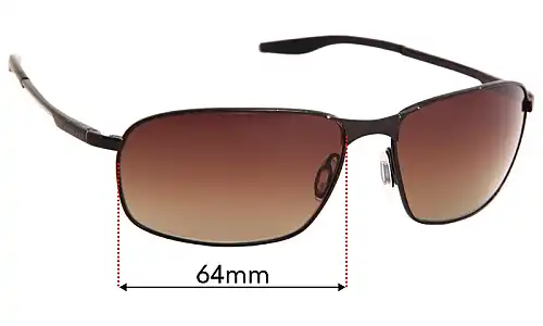 Sunglass Fix Lentes de Repuesto para Serengeti Varese - 64mm Wide Serengeti Varese Lentes de Repuesto 64mm wide