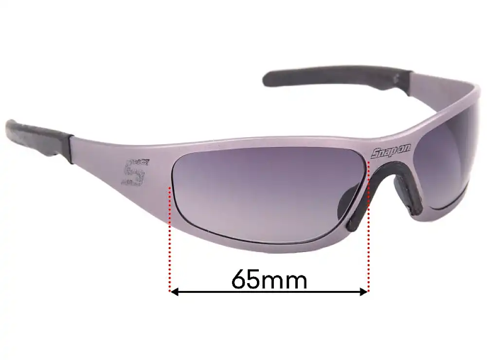 Sunglass Fix Lentes de Repuesto para Snap On Gasket - 65mm Wide Sunglass Fix Lentes de Repuesto para Snap On Gasket - 65mm Wide