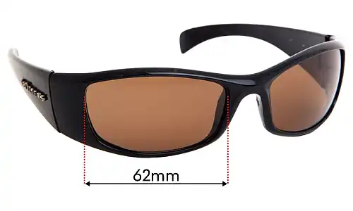 Sunglass Fix Lentes de Repuesto para Spotters Artic - 62mm Wide Sunglass Fix Lentes de Repuesto para Spotters Artic - 62mm Wide