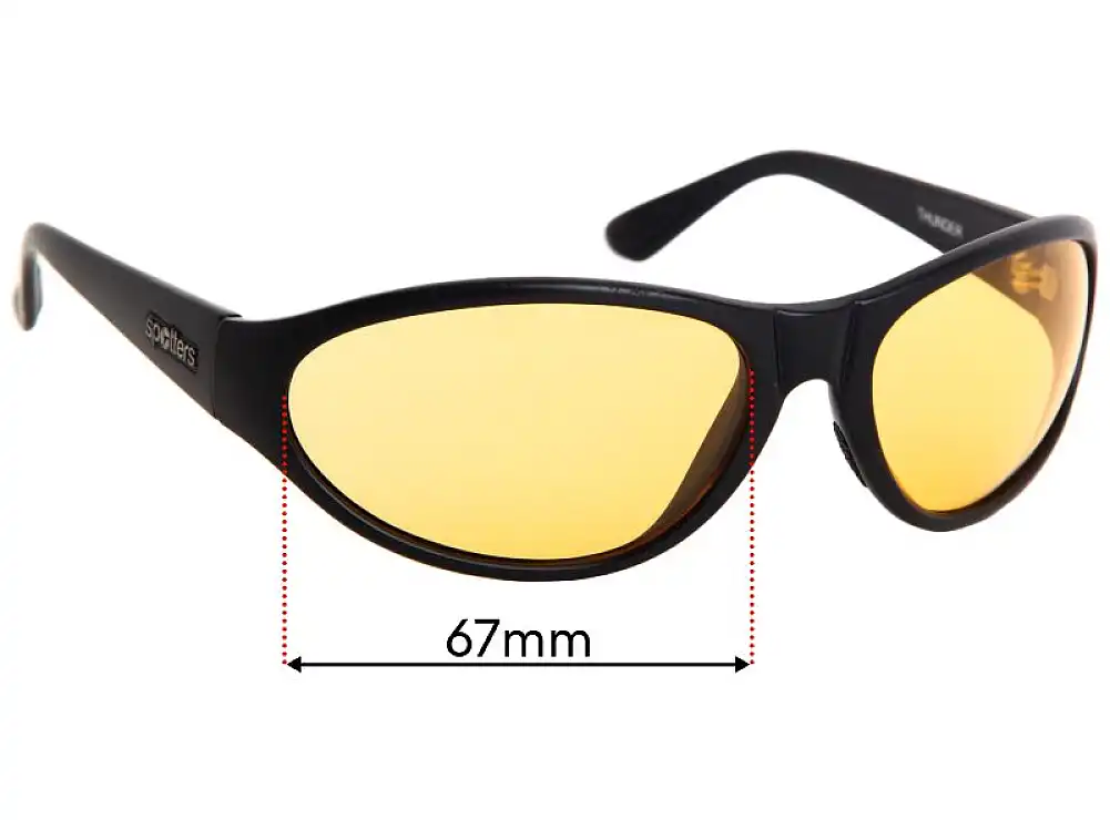 Sunglass Fix Lentes de Repuesto para Spotters Thunder - 67mm Wide Sunglass Fix Lentes de Repuesto para Spotters Thunder - 67mm Wide