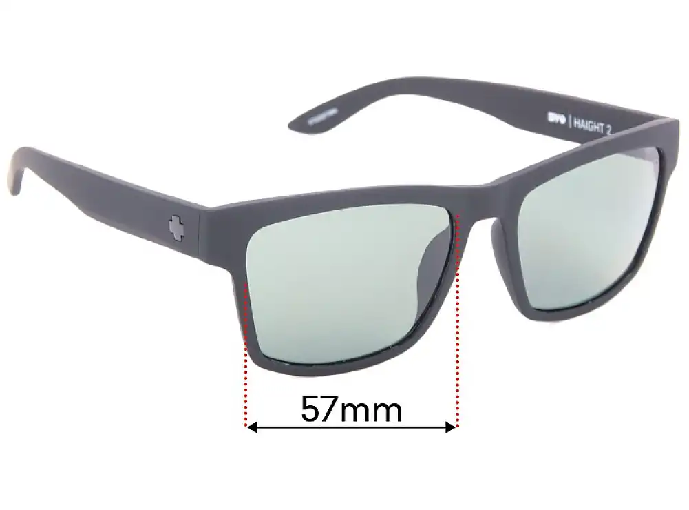 Sunglass Fix Lentes de Repuesto para Spy Optic Haight 2 - 57mm Wide Sunglass Fix Lentes de Repuesto para Spy Optic Haight 2 - 57mm Wide