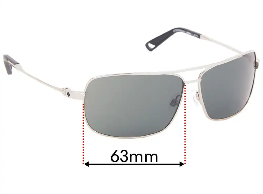 Sunglass Fix Lentes de Repuesto para Spy Optic Leo - 63mm Wide Sunglass Fix Lentes de Repuesto para Spy Optic Leo - 63mm Wide