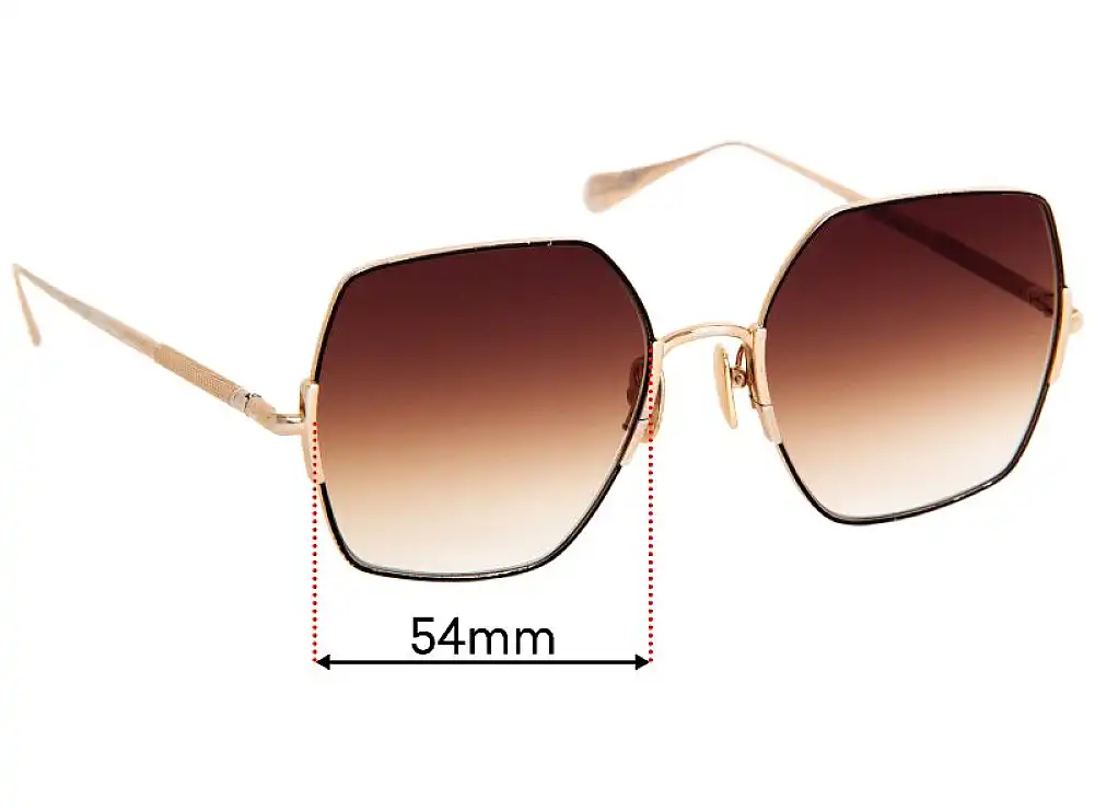 Sunglass Fix Lentes de Repuesto para Sunday Somewhere Eden - 54mm Wide Sunglass Fix Lentes de Repuesto para Sunday Somewhere Eden - 54mm Wide