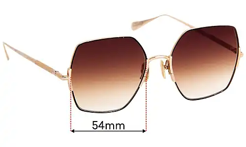 Sunglass Fix Lentes de Repuesto para Sunday Somewhere Eden - 54mm Wide Sunglass Fix Lentes de Repuesto para Sunday Somewhere Eden - 54mm Wide