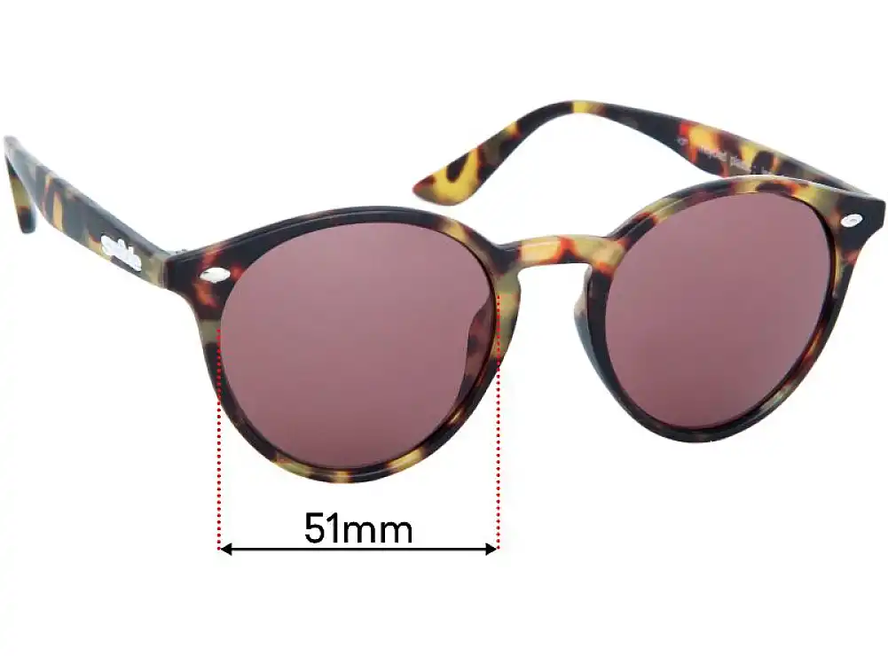 Sunglass Fix Lentes de Repuesto para Szade Henson - 51mm Wide Sunglass Fix Lentes de Repuesto para Szade Henson - 51mm Wide