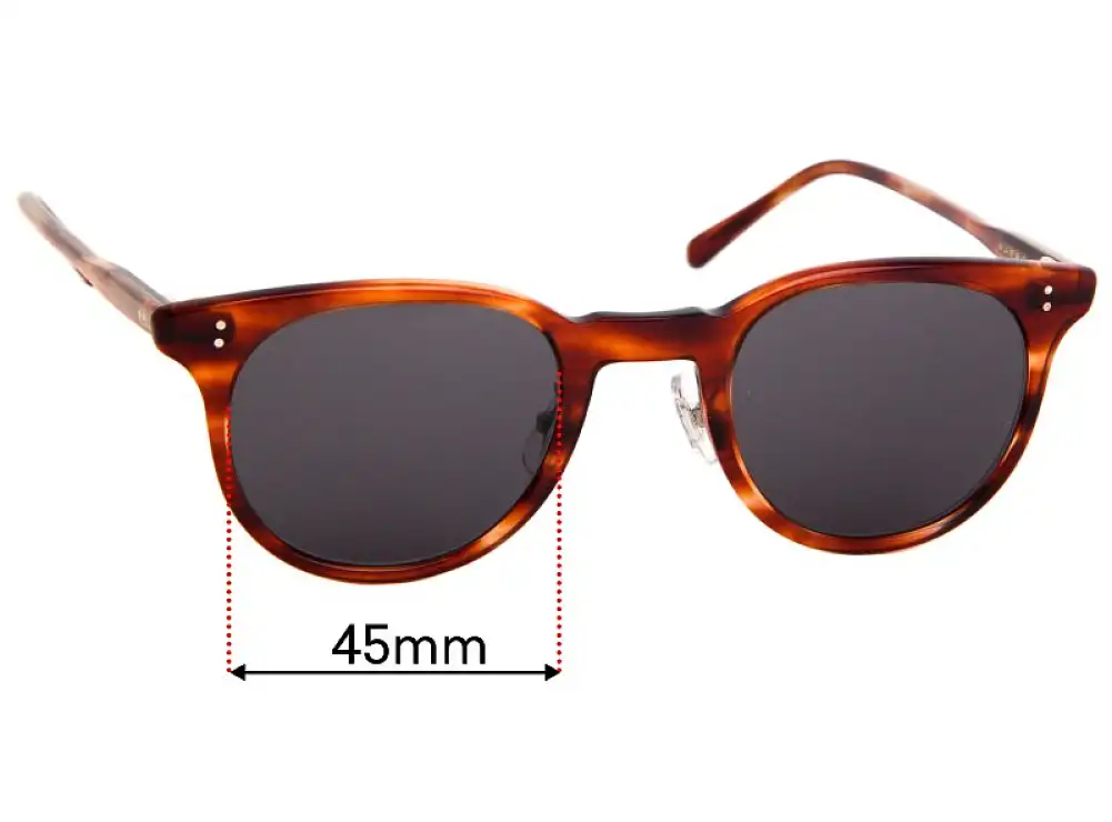Sunglass Fix Lentes de Repuesto para Timeworn Clothing Co. Hakusan Optician NATIONAL - 45mm Wide Sunglass Fix Lentes de Repuesto para Timeworn Clothing Co. Hakusan Optician NATIONAL - 45mm Wide