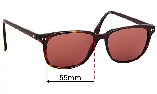 Sunglass Fix Lentes de Repuesto para Tommy Hilfiger TH Sun Rx 09 - 55mm Wide Tommy Hilfiger TH Sun Rx 09 Lentes de Repuesto 55mm wide