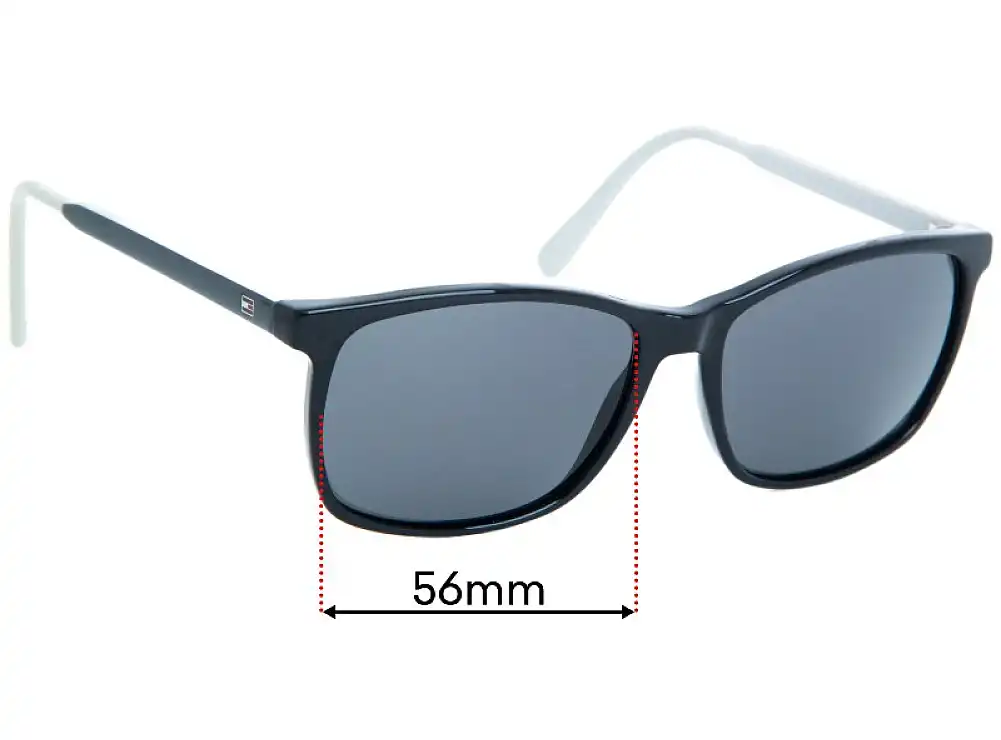 Sunglass Fix Lentes de Repuesto para Tommy Hilfiger TH Sun Rx 17 - 56mm Wide Sunglass Fix Lentes de Repuesto para Tommy Hilfiger TH Sun Rx 17 - 56mm Wide