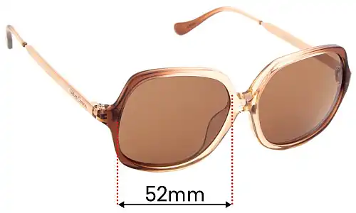 Sunglass Fix Lentes de Repuesto para Velvet Canyon Lucky Sevens - 52mm Wide Velvet Canyon Lucky Sevens Lentes de Repuesto 52mm wide
