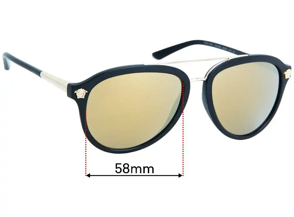 Versace MOD 4341 Replacement Lenses 58mm Versace MOD 4341 Replacement Lenses 58mm