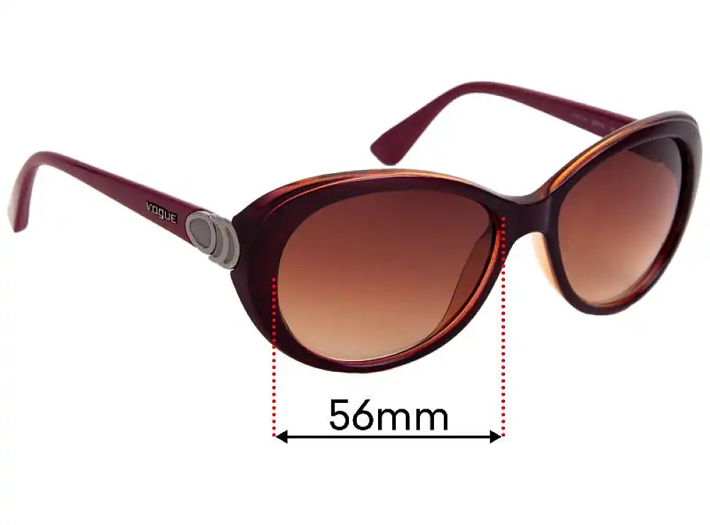 Sunglass Fix Lentes de Repuesto para Vogue VO2770-S - 56mm Wide Sunglass Fix Lentes de Repuesto para Vogue VO2770-S - 56mm Wide