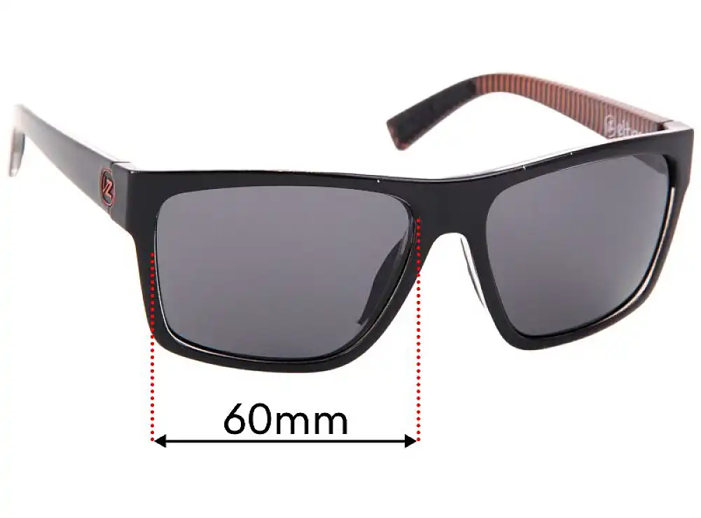 Sunglass Fix Lentes de Repuesto para Von Zipper Dipstick - 60mm Wide Sunglass Fix Lentes de Repuesto para Von Zipper Dipstick - 60mm Wide
