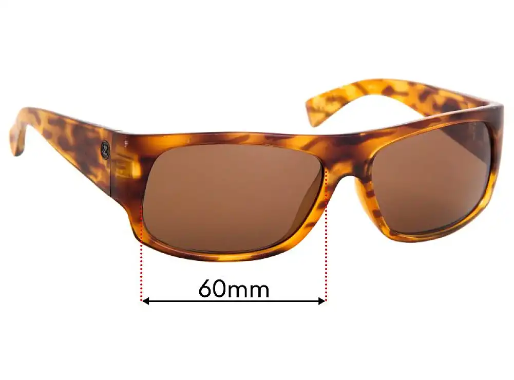 Sunglass Fix Lentes de Repuesto para Von Zipper VxZxE - 60mm Wide Sunglass Fix Lentes de Repuesto para Von Zipper VxZxE - 60mm Wide