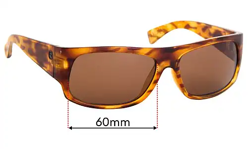 Sunglass Fix Lentes de Repuesto para Von Zipper VxZxE - 60mm Wide Sunglass Fix Lentes de Repuesto para Von Zipper VxZxE - 60mm Wide
