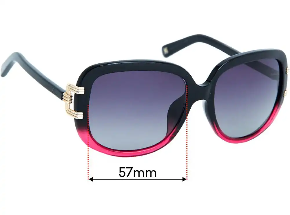 Sunglass Fix Lentes de Repuesto para Christian Dior Graphix3F - 57mm Wide Sunglass Fix Lentes de Repuesto para Christian Dior Graphix3F - 57mm Wide