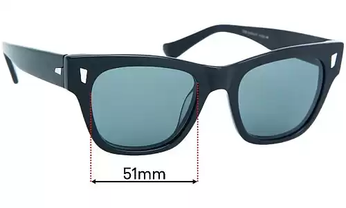 Sunglass Fix Lentes de Repuesto para Epokhe Non - 51mm Wide Sunglass Fix Lentes de Repuesto para Epokhe Non - 51mm Wide