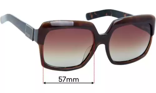 Sunglass Fix Lentes de Repuesto para Fendi FS 5148 - 57mm Wide Sunglass Fix Lentes de Repuesto para Fendi FS 5148 - 57mm Wide