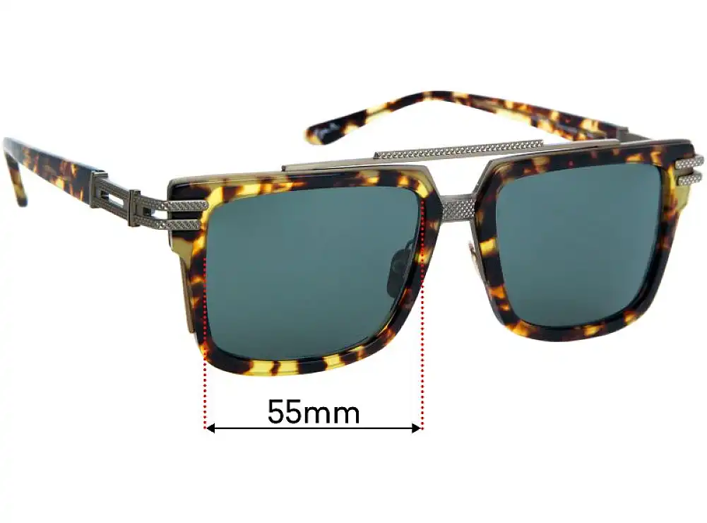 Sunglass Fix Lentes de Repuesto para Frency & Mercury Normandy - 55mm Wide Sunglass Fix Lentes de Repuesto para Frency & Mercury Normandy - 55mm Wide