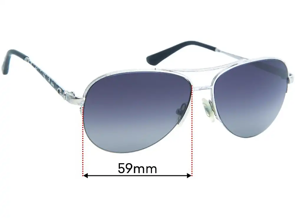 Sunglass Fix Lentes de Repuesto para Guess GU7468 - 59mm Wide Sunglass Fix Lentes de Repuesto para Guess GU7468 - 59mm Wide