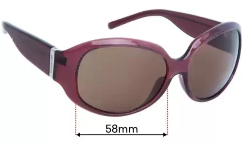 Sunglass Fix Lentes de Repuesto para Michael Kors M2645S - 58mm Wide Michael Kors M2645S Lentes de Repuesto 58mm wide