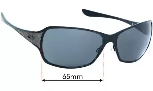 Sunglass Fix Lentes de Repuesto para Oakley Behave OO4003 - 65mm Wide Oakley Behave OO4003 Lentes de Repuesto 65mm wide