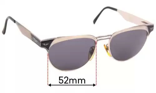 Sunglass Fix Lentes de Repuesto para Police 2140 - 52mm Wide Sunglass Fix Lentes de Repuesto para Police 2140 - 52mm Wide