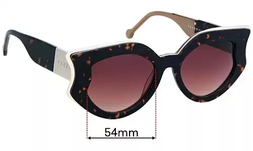 Sunglass Fix Lentes de Repuesto para Preen by Thornton Bregazzi Nottingham - 54mm Wide Sunglass Fix Lentes de Repuesto para Preen by Thornton Bregazzi Nottingham - 54mm Wide