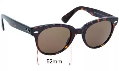Sunglass Fix Lentes de Repuesto para Ray-Ban RB2199 Orion - 52mm Wide Ray-Ban RB2199 Orion Lentes de Repuesto 52mm wide