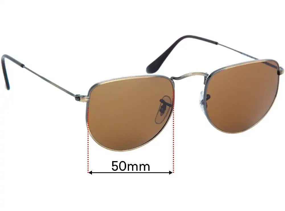 Sunglass Fix Lentes de Repuesto para Ray-Ban RB3958 Elon - 50mm Wide Sunglass Fix Lentes de Repuesto para Ray-Ban RB3958 Elon - 50mm Wide