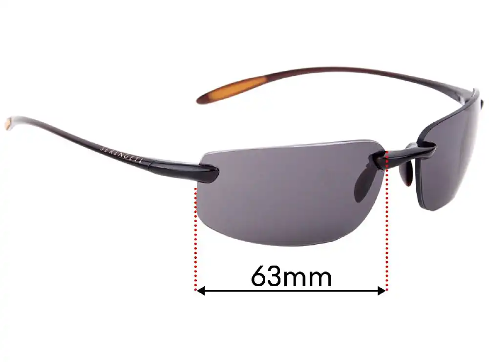 Sunglass Fix Lentes de Repuesto para Serengeti Lipari - 63mm Wide Sunglass Fix Lentes de Repuesto para Serengeti Lipari - 63mm Wide