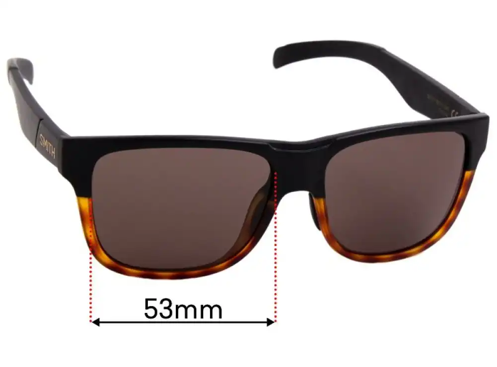 Sunglass Fix Lentes de Repuesto para Smith Lowdown Slim 2 - 53mm Wide Sunglass Fix Lentes de Repuesto para Smith Lowdown Slim 2 - 53mm Wide