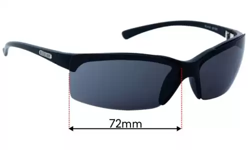 Sunglass Fix Lentes de Repuesto para Killer Loop KL4147 - 72mm Wide Killer Loop KL4147 Lentes de Repuesto 72mm wide