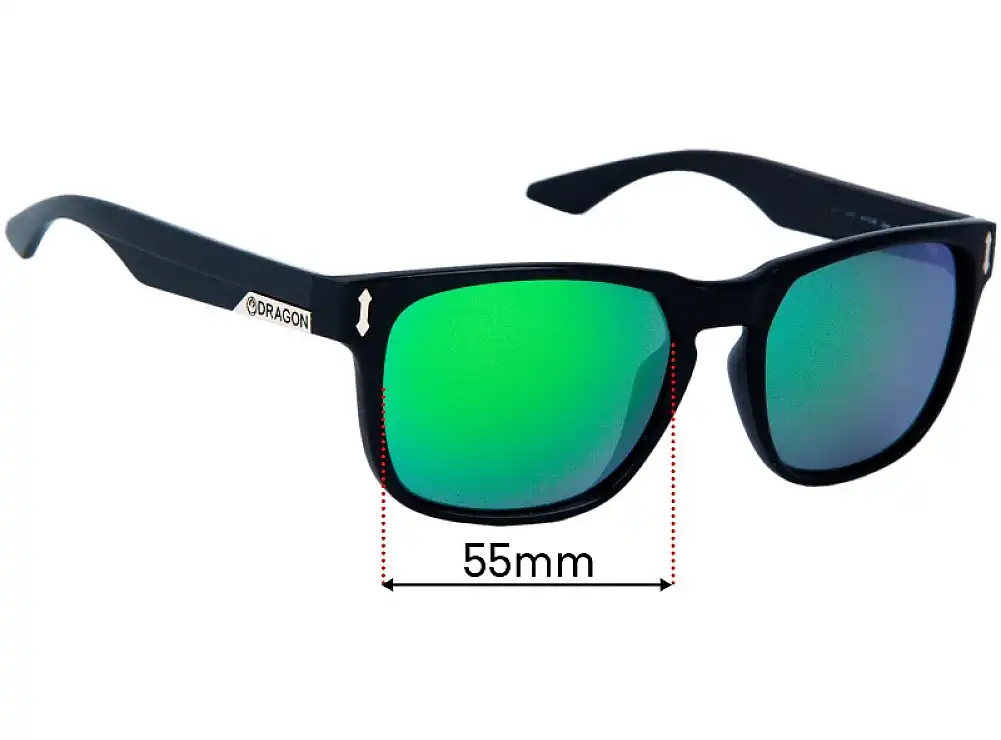 Sunglass Fix Lentes de Repuesto para Dragon Monarch H20 - 55mm Wide Sunglass Fix Lentes de Repuesto para Dragon Monarch H20 - 55mm Wide