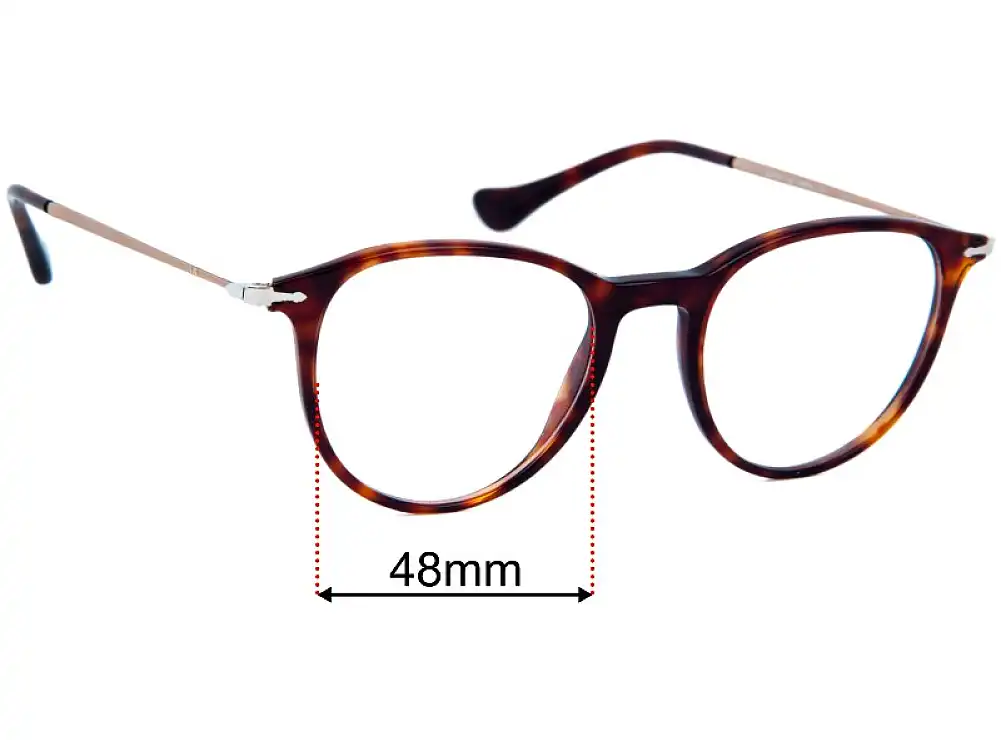 Sunglass Fix Lentes de Repuesto para Persol 3147-V - 48mm Wide Sunglass Fix Lentes de Repuesto para Persol 3147-V - 48mm Wide