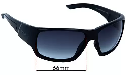 Smith Dragstrip Tactical Replacement Lenses 66mm Smith Dragstrip Tactical Replacement Lenses - 66mm wide