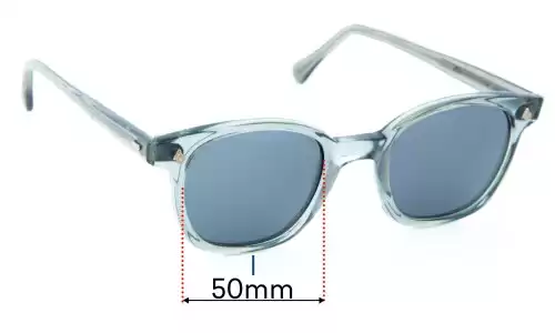 Sunglass Fix Lentes de Repuesto para American Optical Flexi - 50mm Wide American Optical Flexi Lentes de Repuesto 50mm wide