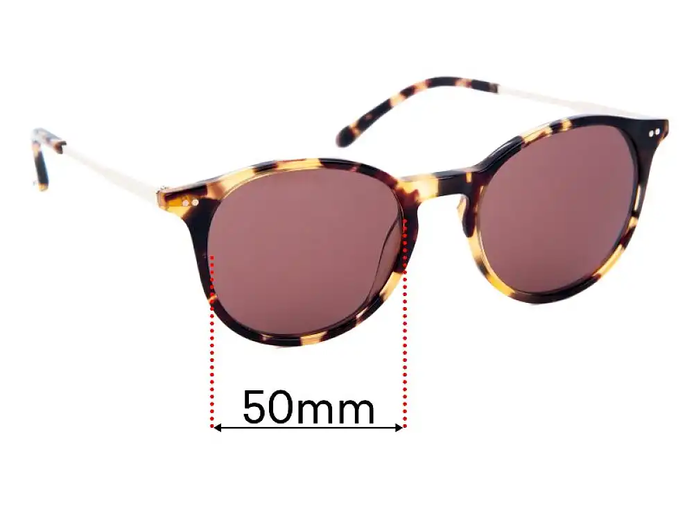 Sunglass Fix Lentes de Repuesto para Bailey Nelson Markova - 50mm Wide Sunglass Fix Lentes de Repuesto para Bailey Nelson Markova - 50mm Wide